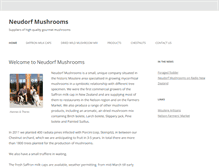 Tablet Screenshot of neudorfmushrooms.co.nz